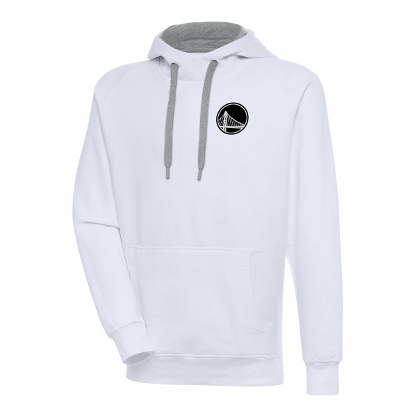 Толстовка Golden State Warriors Antigua Metallic Logo Victory Raglan - White