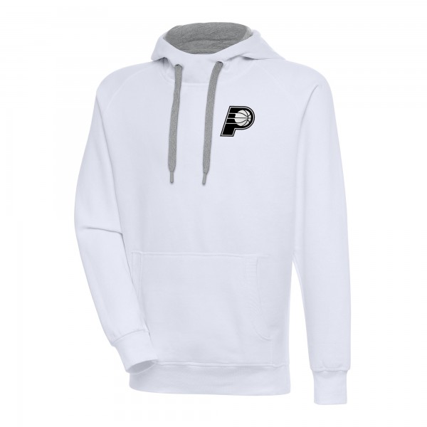 Толстовка Indiana Pacers Antigua Metallic Logo Victory Raglan - White
