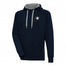 Толстовка Indiana Pacers Antigua Metallic Logo Victory Raglan - Navy
