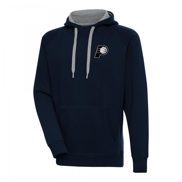 Толстовка Indiana Pacers Antigua Metallic Logo Victory Raglan - Navy