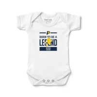 Newborn & Малышам Indiana Pacers Chad & Jake White Legend Bodysuit