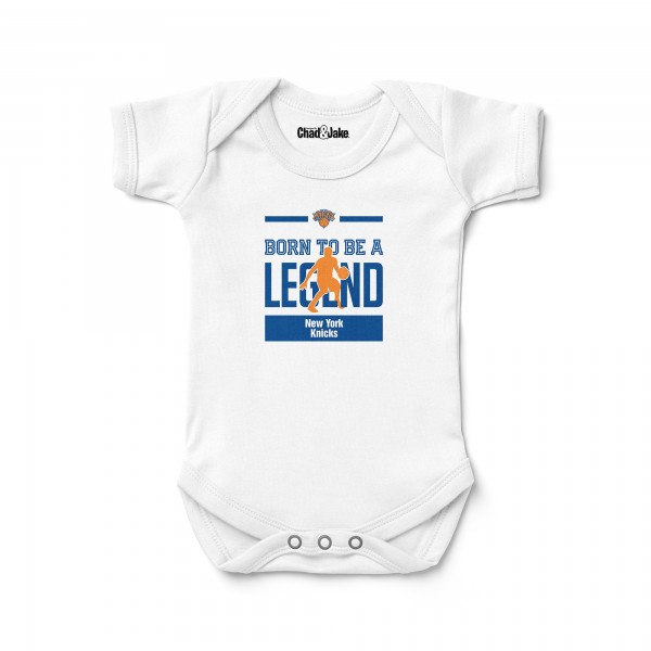 Newborn & Малышам New York Knicks Chad & Jake White Legend Bodysuit