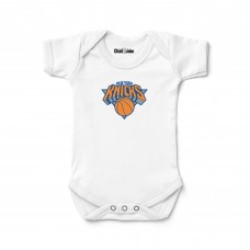 Newborn & Малышам New York Knicks Chad & Jake White Logo Bodysuit