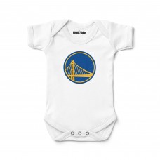 Newborn & Малышам Golden State Warriors Chad & Jake White Logo Bodysuit