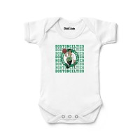 Newborn & Малышам Boston Celtics Chad & Jake White Retro Bodysuit