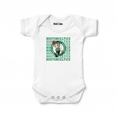 Newborn & Малышам Boston Celtics Chad & Jake White Retro Bodysuit