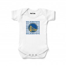 Newborn & Малышам Golden State Warriors Chad & Jake White Retro Bodysuit