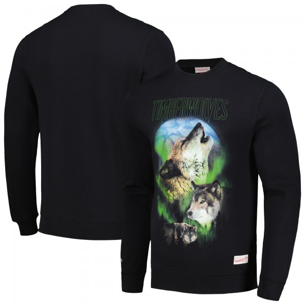 Кофта Minnesota Timberwolves Mitchell & Ness Moon - Black