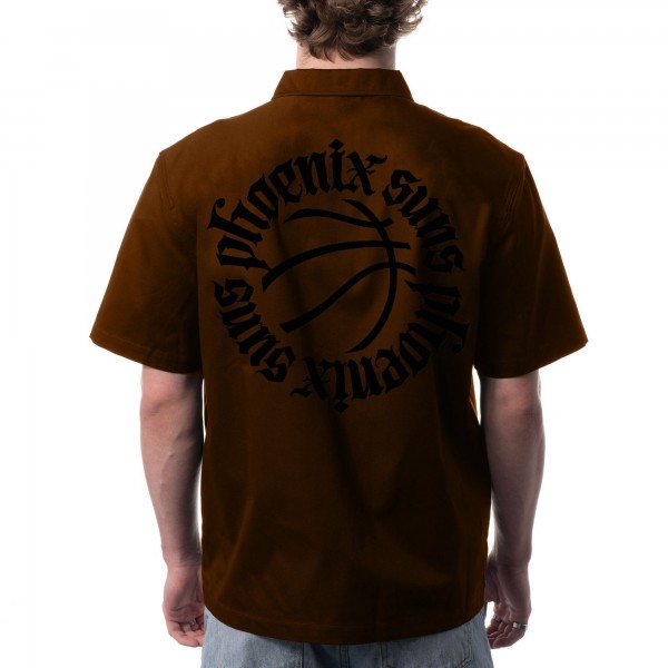 Рубашка с коротким рукавом Phoenix Suns The Wild Collective Unisex 2023/24 City Edition El Valle Crewneck Mechanic - Brown