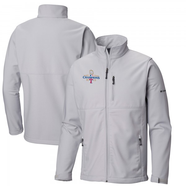 Кофта на молнии Texas Rangers Columbia 2023 World Series Champions Ascender - Gray