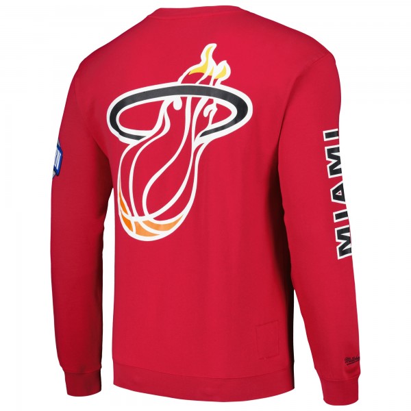 Кофта Miami Heat Mitchell & Ness Hardwood Classics There and Back - Red