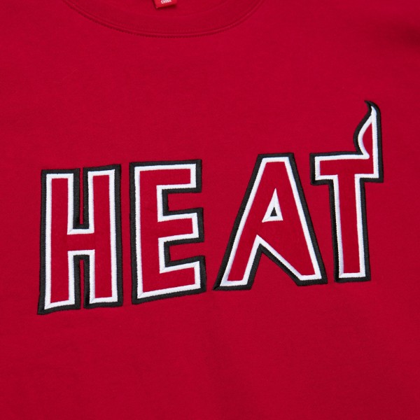 Кофта Miami Heat Mitchell & Ness Hardwood Classics There and Back - Red