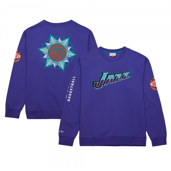 Кофта Utah Jazz Mitchell & Ness Hardwood Classics There and Back - Purple