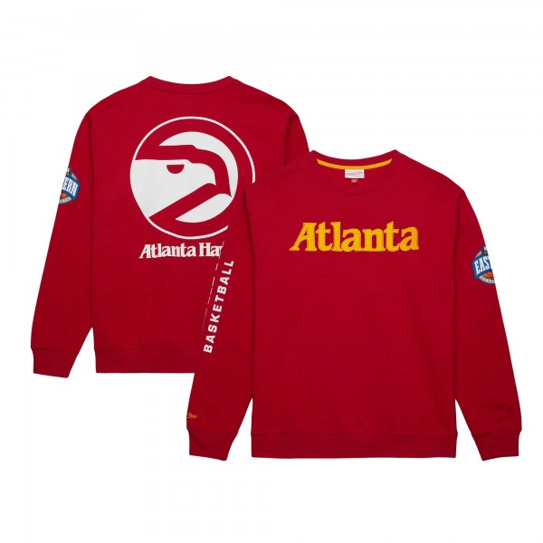 Кофта Atlanta Hawks Mitchell & Ness Hardwood Classics There and Back - Teal