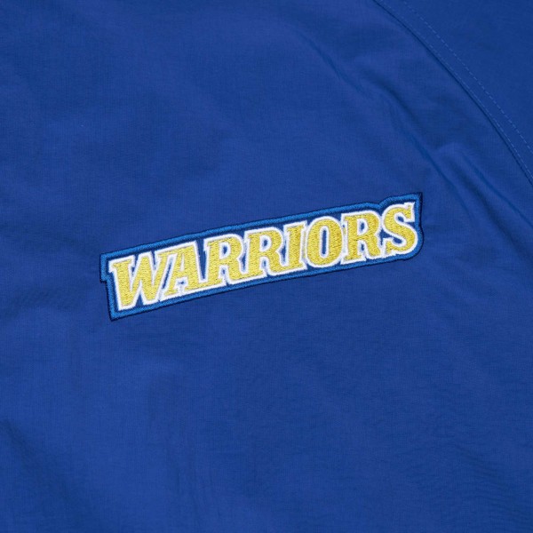 Толстовка на молнии Golden State Warriors Mitchell & Ness Hardwood Classics Retro Quilted Raglan - Royal