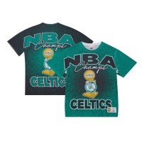 Футболка Boston Celtics Mitchell & Ness Hardwood Classics 2008 NBA Finals Champ City - Kelly Green