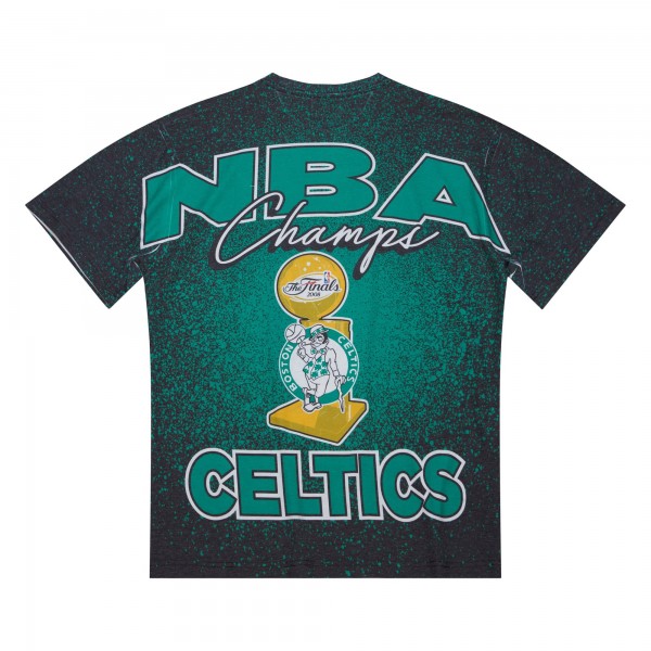 Футболка Boston Celtics Mitchell & Ness Hardwood Classics 2008 NBA Finals Champ City - Kelly Green