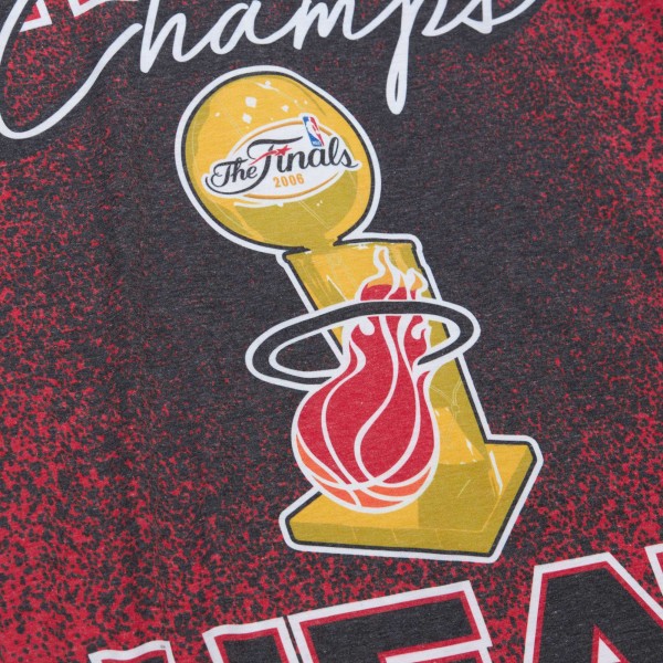 Футболка Miami Heat Mitchell & Ness Hardwood Classics 2006 NBA Champions Champ City - Red