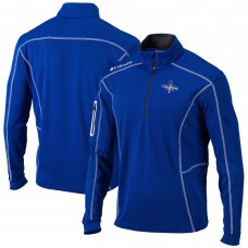 Толстовка на короткой молнии Texas Rangers Columbia 2023 World Series Champions Shotgun Omni-Wick - Royal