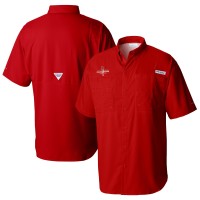 Рубашка Texas Rangers Columbia 2023 World Series Champions Tamiami Omni-Shade - Red