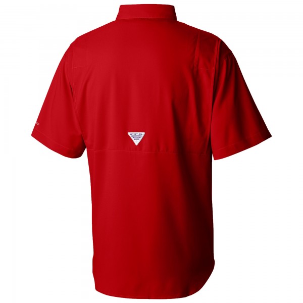 Рубашка Texas Rangers Columbia 2023 World Series Champions Tamiami Omni-Shade - Red