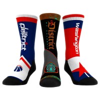 Три пары носков Washington Wizards Rock Em Socks Unisex 2023/24 City Edition Ultimate Jersey