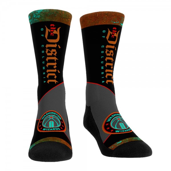 Три пары носков Washington Wizards Rock Em Socks Unisex 2023/24 City Edition Ultimate Jersey