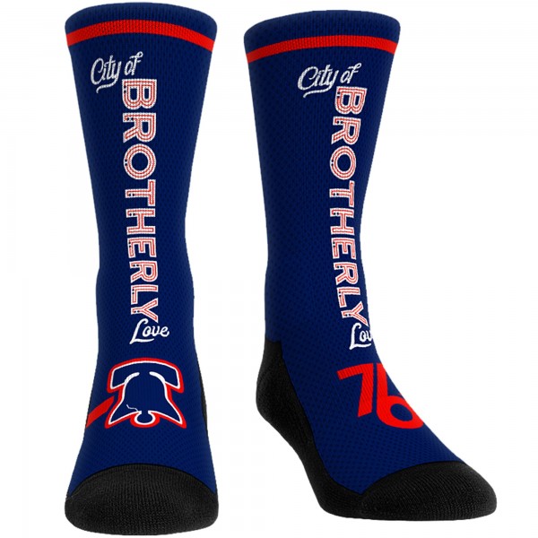 Три пары носков Philadelphia 76ers Rock Em Socks Unisex 2023/24 City Edition Ultimate Jersey