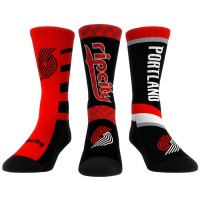 Три пары носков Portland Trail Blazers Rock Em Socks Unisex 2023/24 City Edition Ultimate Jersey