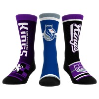 Три пары носков Sacramento Kings Rock Em Socks Unisex 2023/24 City Edition Ultimate Jersey