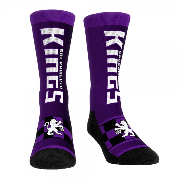 Три пары носков Sacramento Kings Rock Em Socks Unisex 2023/24 City Edition Ultimate Jersey