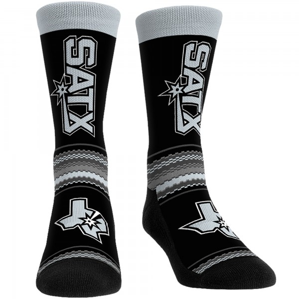 Три пары носков San Antonio Spurs Rock Em Socks Unisex 2023/24 City Edition Ultimate Jersey