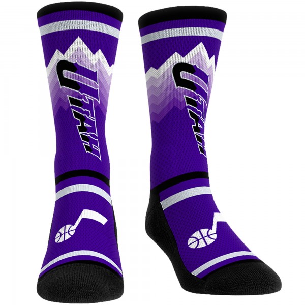 Три пары носков Utah Jazz Rock Em Socks Unisex 2023/24 City Edition Ultimate Jersey