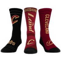 Три пары носков Cleveland Cavaliers Rock Em Socks Unisex 2023/24 City Edition Ultimate Jersey