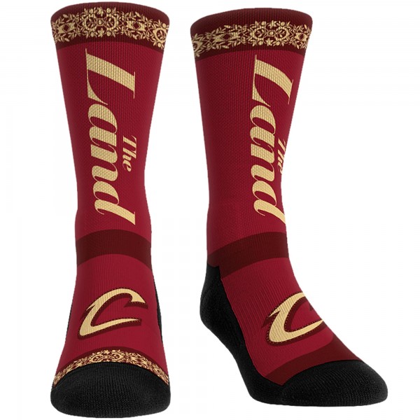 Три пары носков Cleveland Cavaliers Rock Em Socks Unisex 2023/24 City Edition Ultimate Jersey