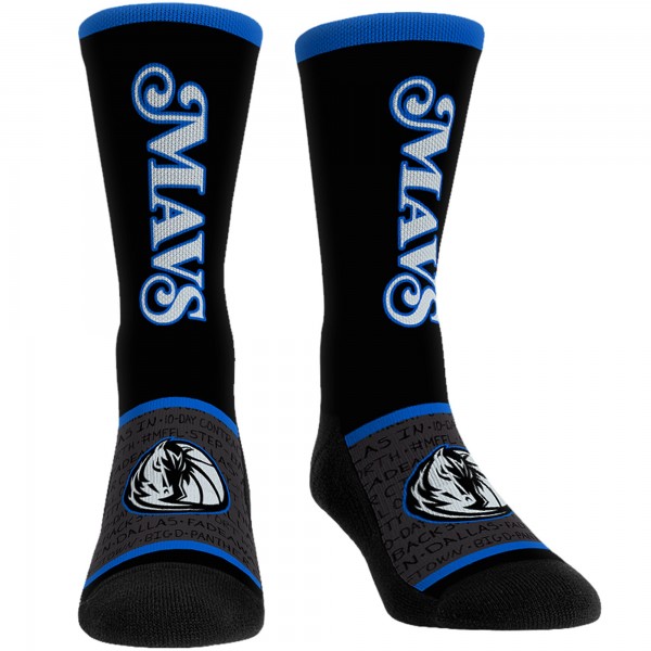 Три пары носков Dallas Mavericks Rock Em Socks Unisex 2023/24 City Edition Ultimate Jersey