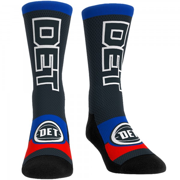 Три пары носков Detroit Pistons Rock Em Socks Unisex 2023/24 City Edition Ultimate Jersey