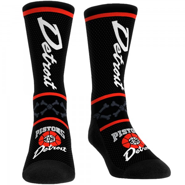 Три пары носков Detroit Pistons Rock Em Socks Unisex 2023/24 City Edition Ultimate Jersey