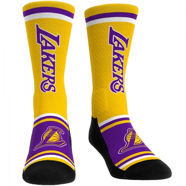 Три пары носков Los Angeles Lakers Rock Em Socks Unisex 2023/24 City Edition Ultimate Jersey