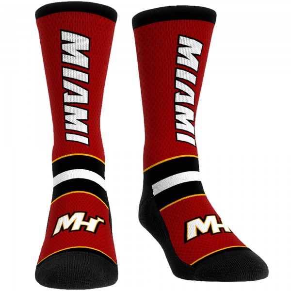 Три пары носков Miami Heat Rock Em Socks Unisex 2023/24 City Edition Ultimate Jersey