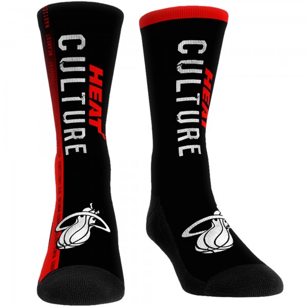 Три пары носков Miami Heat Rock Em Socks Unisex 2023/24 City Edition Ultimate Jersey
