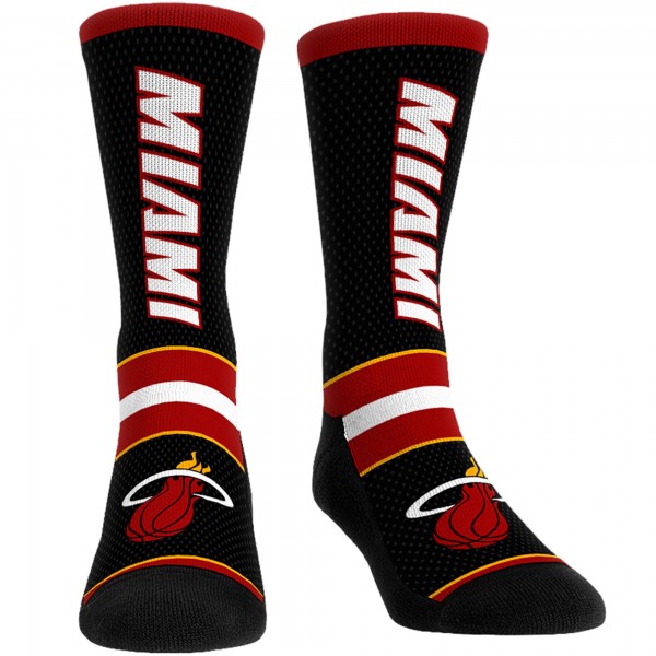 Три пары носков Miami Heat Rock Em Socks Unisex 2023/24 City Edition Ultimate Jersey