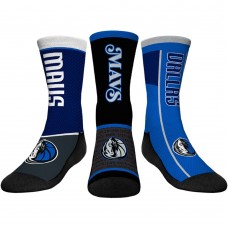 Три пары носков Dallas Mavericks Rock Em Socks Youth 2023/24 City Edition Ultimate Jersey