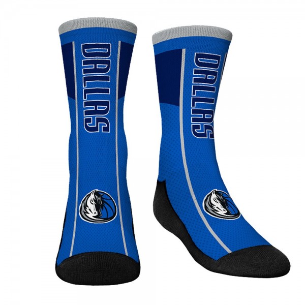 Три пары носков Dallas Mavericks Rock Em Socks Youth 2023/24 City Edition Ultimate Jersey