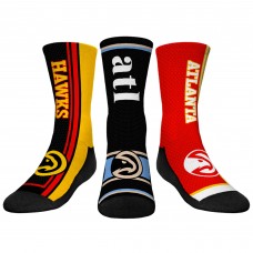 Три пары носков Atlanta Hawks Rock Em Socks Youth 2023/24 City Edition Ultimate Jersey