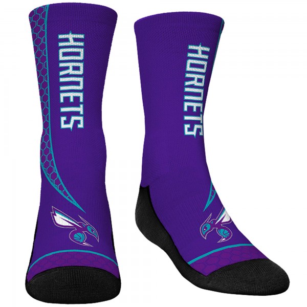 Три пары носков Charlotte Hornets Rock Em Socks Youth 2023/24 City Edition Ultimate Jersey