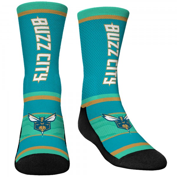 Три пары носков Charlotte Hornets Rock Em Socks Youth 2023/24 City Edition Ultimate Jersey