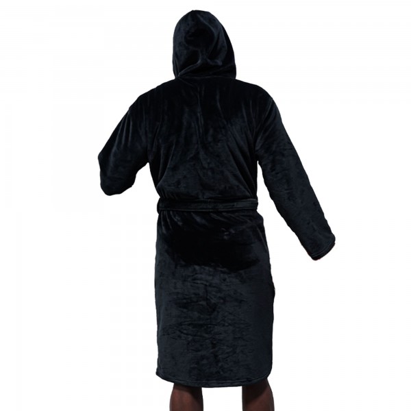 Unisex Brooklyn Nets ISlide Black Fleece Phantom Robe