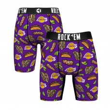 Los Angeles Lakers Rock Em Socks Food Boxer Briefs