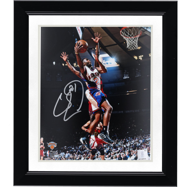 Фото с автографом Charlie Ward New York Knicks Fanatics Authentic 8 x 10 Layup vs. Atlanta Hawks